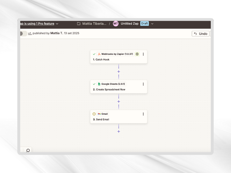 Automazione form per sito web - Raccolta dati intelligente